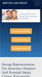 Mobile Screenshot of bartonlawgroup.com