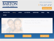 Tablet Screenshot of bartonlawgroup.com